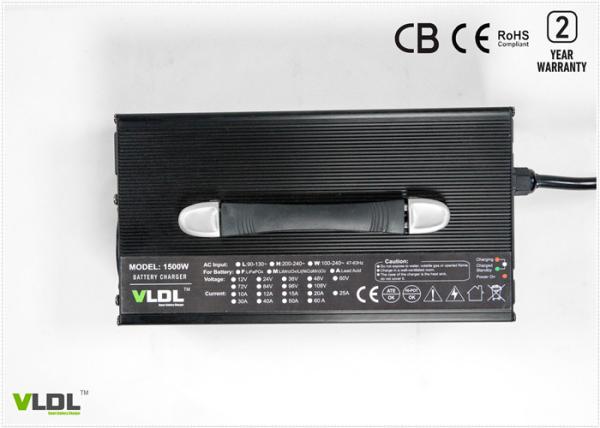 Large Charging Current 80A 12V Smart Charger For SLA Batteries 5.5KG Portable