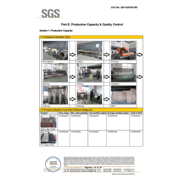 Solar Collector System Split Pressurized Solar Water Heater (HSP-58)