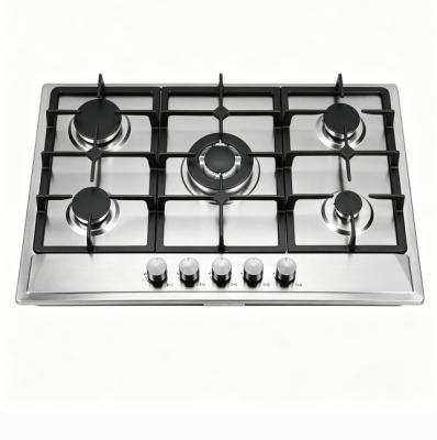 5 Burner Built in Gas Stove With Automatic Ignition Battery Power ODM OEM Factory