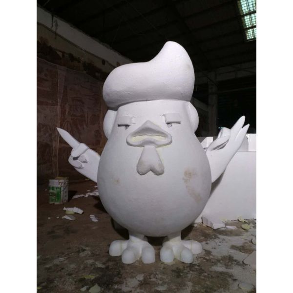 figurine souvenir craft Donald trump mock rooster  statue   fiberglass statue
