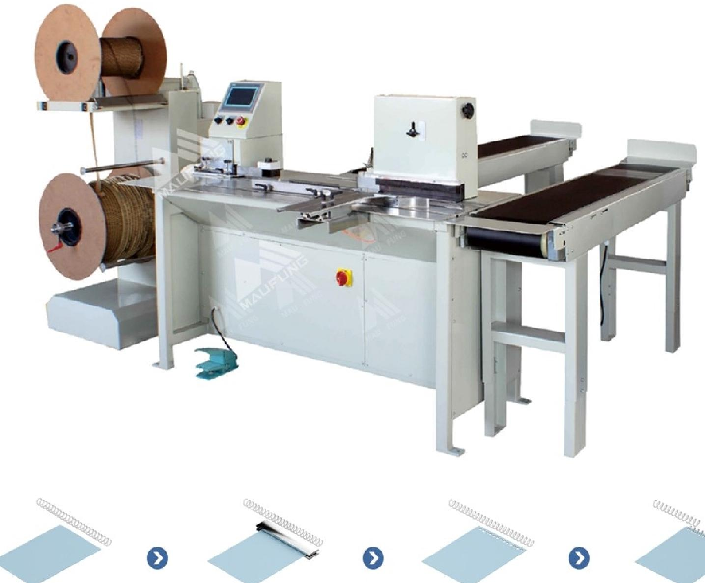 CE Twin Coil 25pcs/Min 360mm Spiral Book Binding Machine MF-SDM360