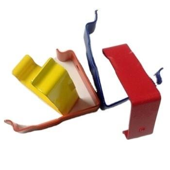 Sheet Metal Wooden Box Clips Fabrication Spring Steel Stamping 1.5mm Thickness