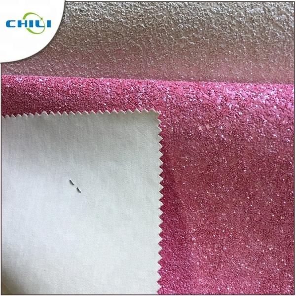 Custom Silver Glitter Wallpaper 0.6mm Thickness 137cm Width Entertainment
