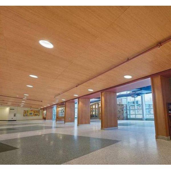 UV Proof iso 1.5mm 800×800mm Aluminium Wood Panel 20 Years Warranty