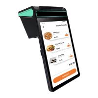 Máquina POS personalizada para Android con escáner de huellas dactilares