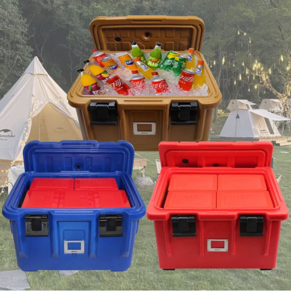Rectangular 13kg Insulated Food Transport Box Polyethylene Insulated Hot Food Transport Boxes