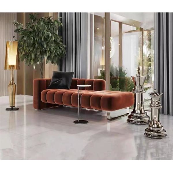 Custom Velvet Recliner Sofa Hotel Rooms Furniture Luxurious And Cosy