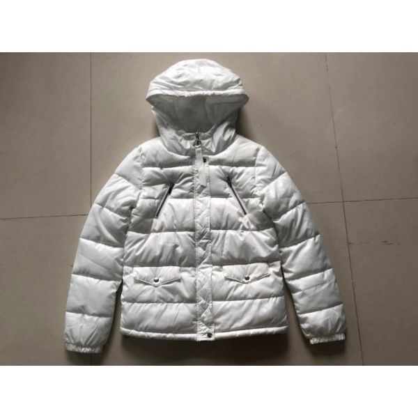 Ladies Padded jacket, Women's padded coat, Snow white, fashion design