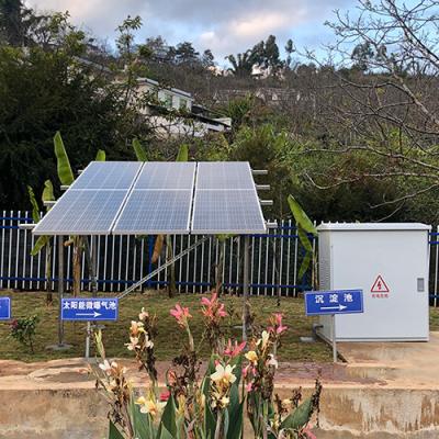 Solar Powered Domestic Wastewater Treatment Plant Low Noise And Low Odor