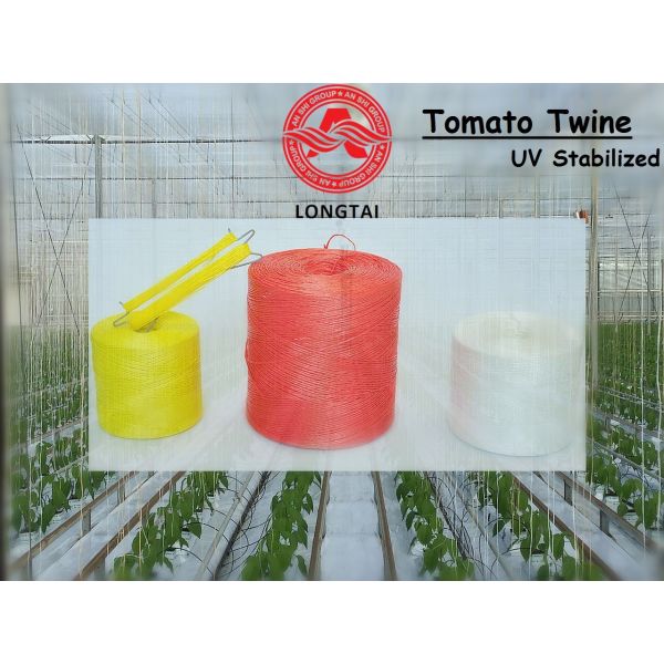 Ультрафиолетовая обработанная шпалера строки шпагата томата 0.83g/M 1g/M подгоняла цвет
