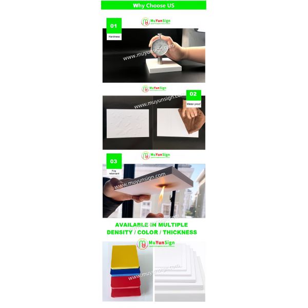 Expanded PVC Foam Board Matte Finish Multiple Density For Architectural Decorations