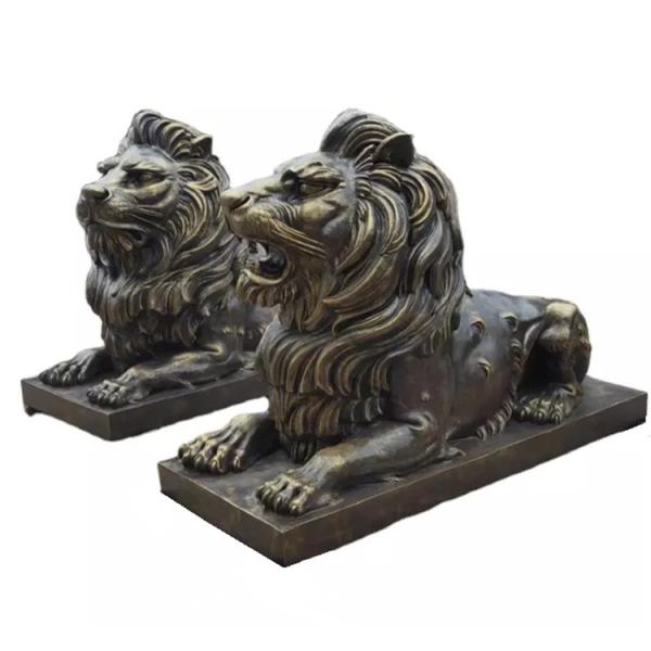 Copper Lion Statue Life Size Bronze Lion Statues Outdoor