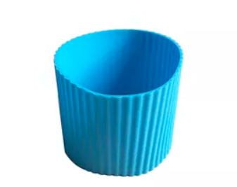 Heat Resistant Plastic Cup Sleeve Colorful Plastic Coffee Cup Holders