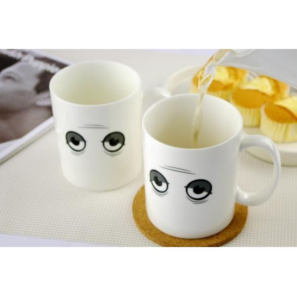 OEM Personalized Kids Mugs White Wake Up Mug Business Birthday Gift