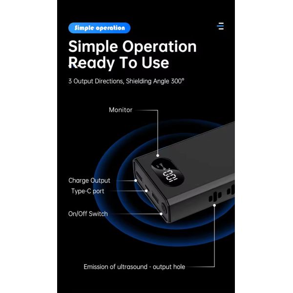 Portable Power Bank Voice Audio Recording Shield Preventing Sounding Recording