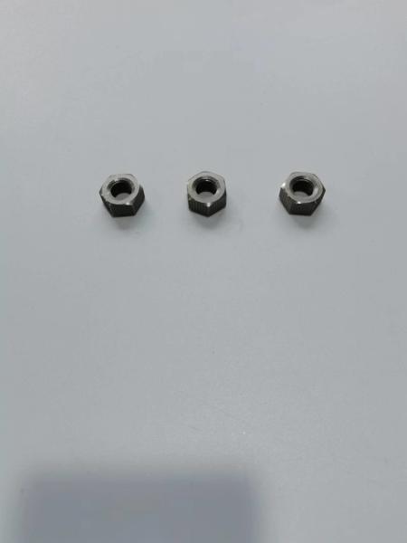 M8 M10 Customized Pure Molybdenum Nuts Screw Bolt Nuts machined surface