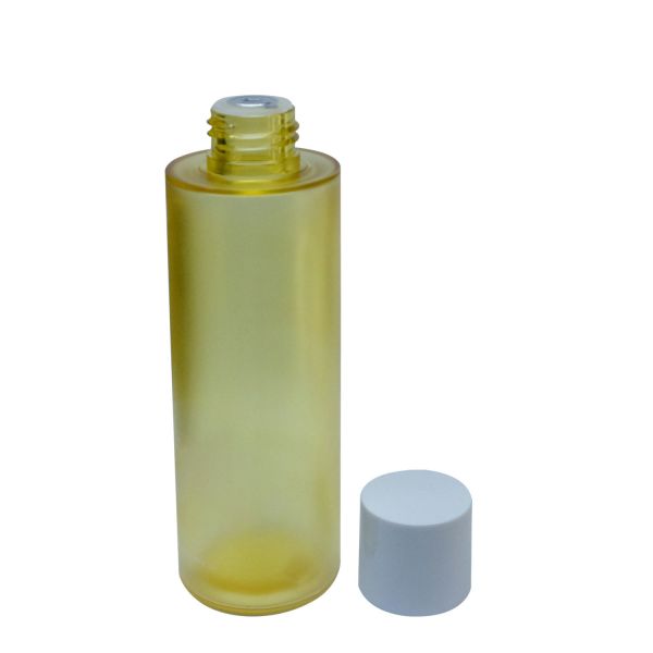 Cosmetic Clear Frosted Toner Glass Bottle 100ml With Reducer Plug