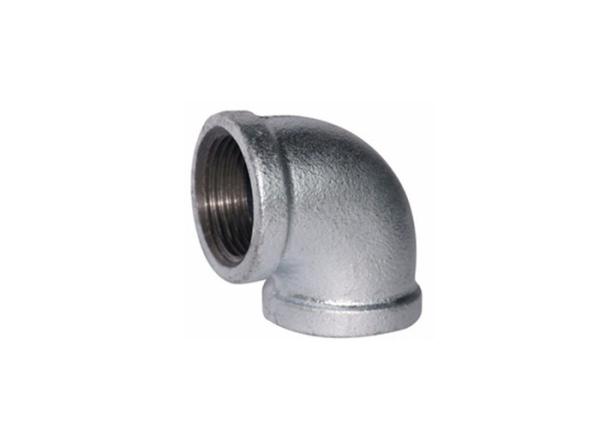 Equal 90 Banded 1 2 Inch Iron Pipe Fittings , ANSI Malleable Iron Elbow For Water Pipe