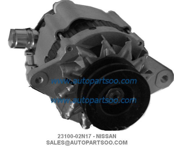 23100-42K00 - NISSAN Alternator 12V 70A Alternadores NISSAN FORK LIFT TD27