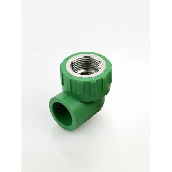 Acessórios para tubos PPR resistentes à corrosão, temperatura máxima de 95°C,