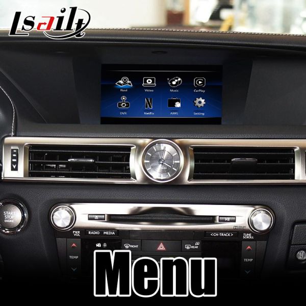 Управление взаимодействием андроида 4GB Lexus GS видео- кнюппелем включило NetFlix, CarPlay, автомобиль андроида для GS450h GS200t