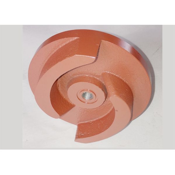 Grey Iron Casting Parts 120-150 Series Pump Rotor 2.3KG Weight Red Painted