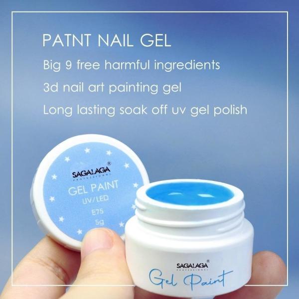 La peinture à la vapeur est un ensemble de peintures à la gelée Glitter.