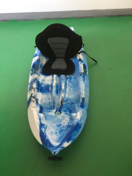 Recreational Touring Kids Ocean Kayak , Adjustable Wave Junior Kayak High Maneuverability