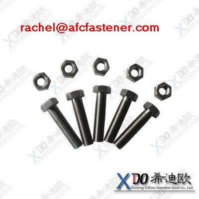 copper nickle alloy hex head cap screw alloy steel hex bolt cap screw