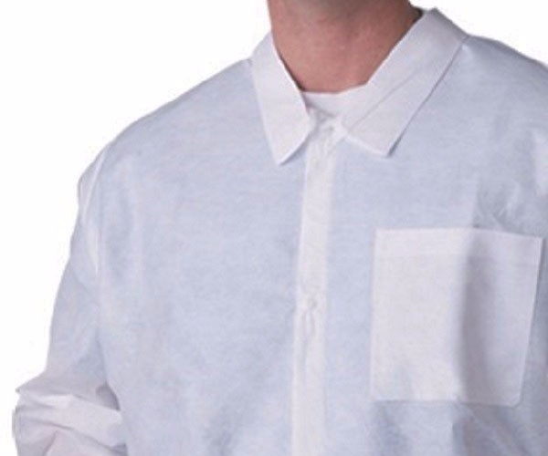 Облегченное устранимое не сплетенное пальто лаборатории для клинических студент-медиков