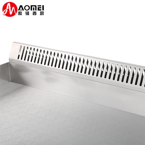 728*400*8mm Grill Plate Size Gas Grill Stove para GPL/GN em equipamentos comerciais de cozinha