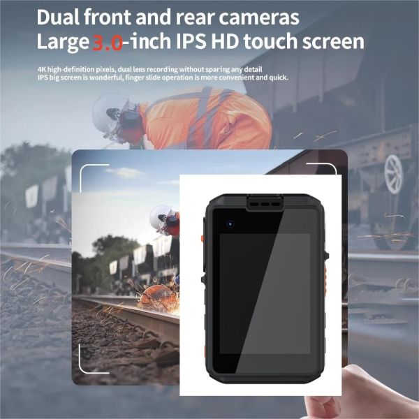 4G Security Bodycam Recorder Night Vision Wifi Camera