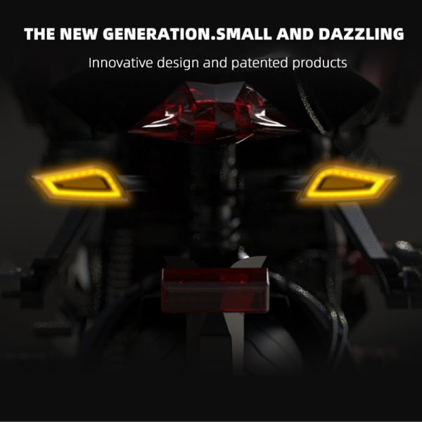 6500k Light Temperature Motorcycle LED Turn Signal Indicator Light for DC12V Scooters