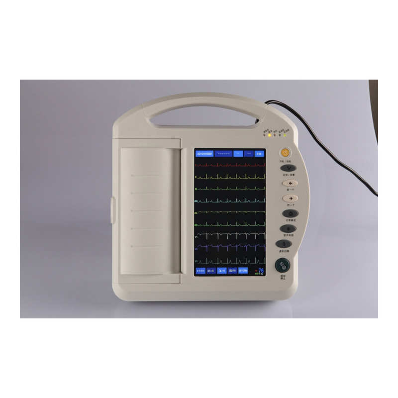 Cheap metal ecg machine 12 Channel lead ecg machine portable electrocardiogram ecg machine