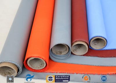Tela revestida da fibra de vidro do silicone dos materiais de isolação do Thermal do Weave liso