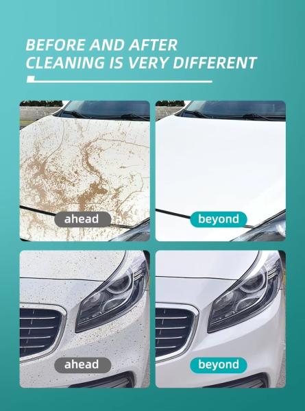 Natural Biodegradable Car Cleaning Sheets Space Saving Design Lightweight