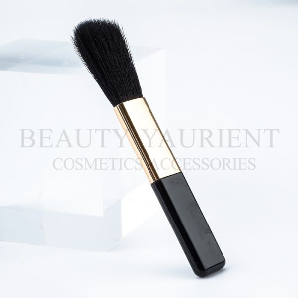 Gold Aluminium Ferrule Eyeshadow Compact Makeup Brush 25g