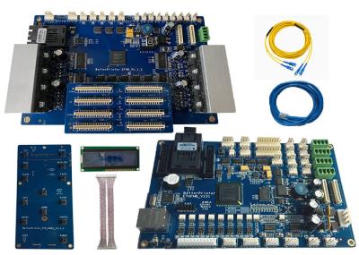 Cabeça da rede dx5 quatro do gigabit  sistema da impressora a jato de tinta da placa para a impressora UV do leito