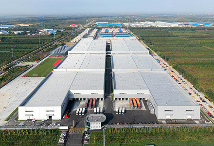 Estructura de portal de almacén de metal prefabricado personalizable de instalación rápida