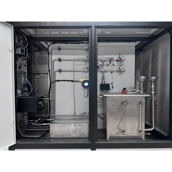 El elemento calefactor es el horno de caja de atmósfera de alta temperatura tipo Hbf80-17nh con bobina de alambre de molibdeno en forma de U