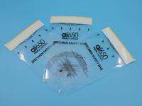 Spécimens en plastique de laboratoire à fermeture à glissière