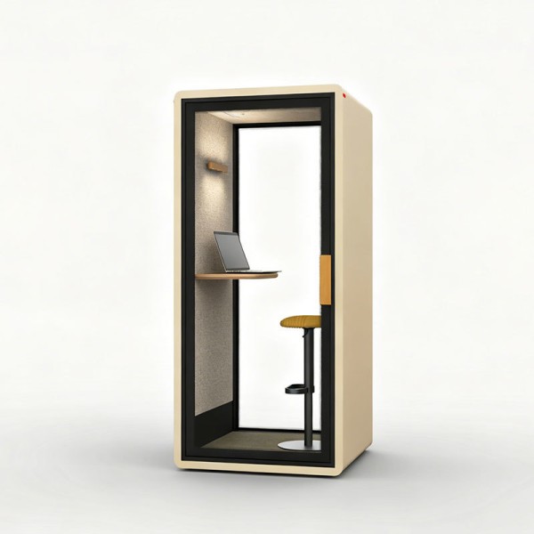 Compact Office Soundproof Booth Work Pod Noise Isolation For Video Calls 240V