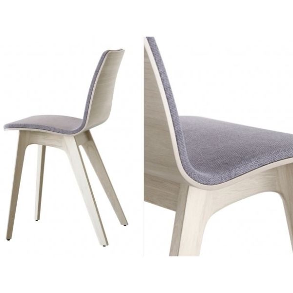 Customized solid wood designer furniture simple hotel dining room deformed dining chair