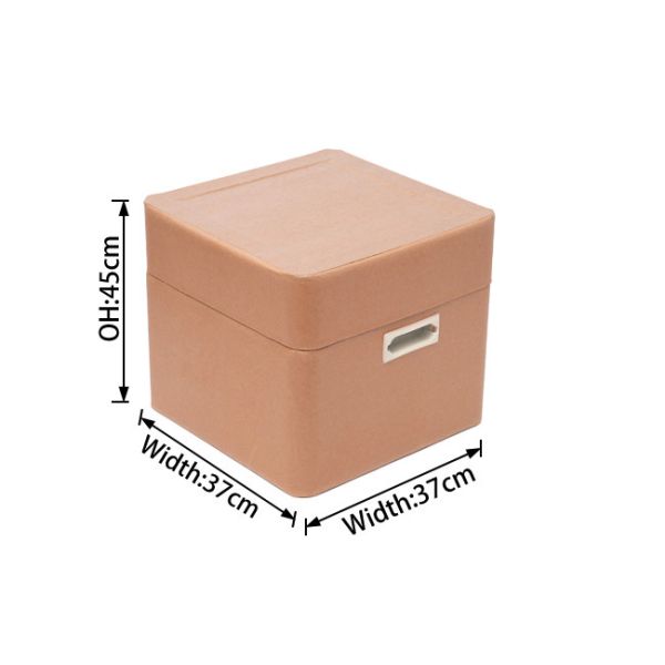 13 galones OD 37cm tambor de fibra cuadrada ONU Rated Fiber Cover tambor de cartón de fibra