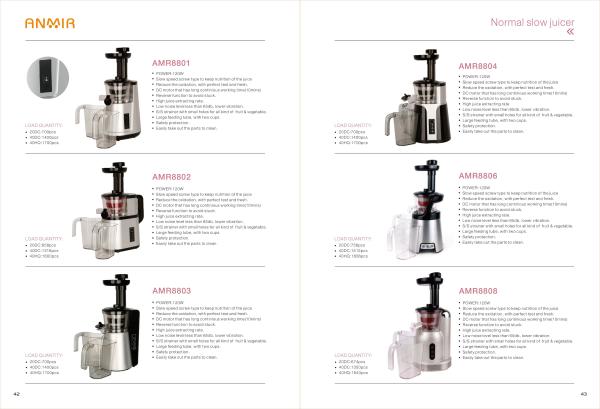 NEW Big/Wide Mouth AC induction motor slow juicer compare to NUC Hurom Kuving BPA FREE GK-AMR8801