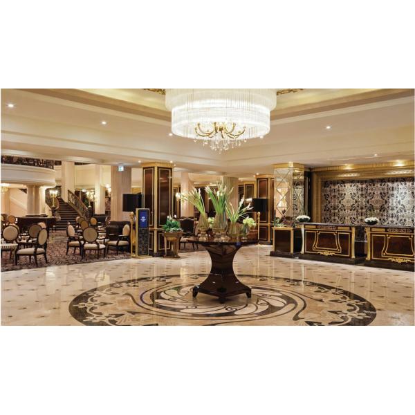 Résistant à l'usure Meubles d'hôtel modernes Packages de chambre à coucher Ensemble de métal en bois massif