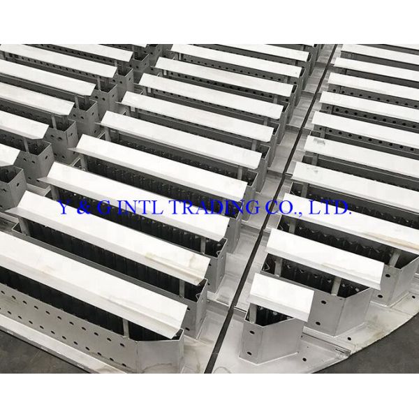 Orifice Type Column Internals Removeable Structure Anti Clogging High Elasticity