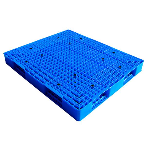 Heavy Duty 4 Way Entry Plastic Pallet For Warehouse Racking Use