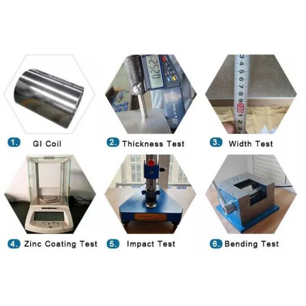 DX51D Z275g Zinc Coated Galvanized Steel Coil Hot Dipped 0.5mm Thickness