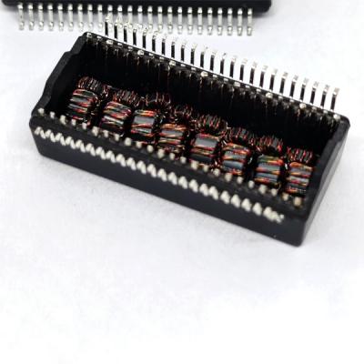 Rede Lan Isolation Transformer módulo portuário do perfil baixo de 100/1000 BASE-T único
